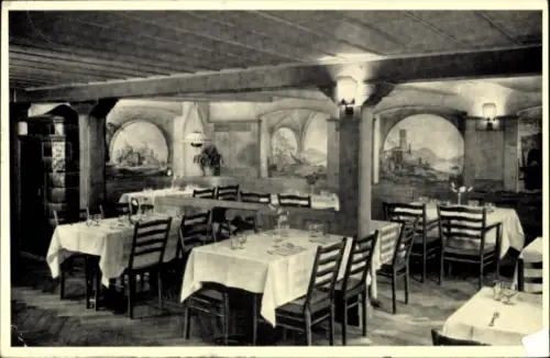 Ak Bern Stadt Schweiz, Blick in die Deli Stube