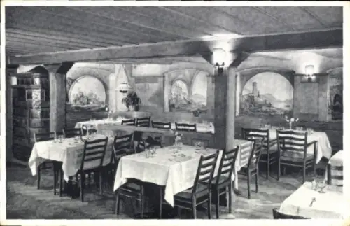 Ak Bern Stadt Schweiz, Blick in die Deli Stube