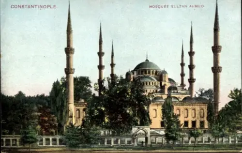Ak Konstantinopel Istanbul Türkei, Sultan Ahmed Moschee