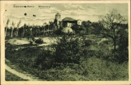Ak Elsterwerd-Biehla, Winterberg