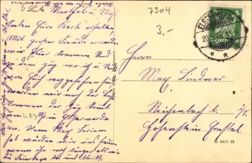 Ak Elsterwerd-Biehla, Winterberg