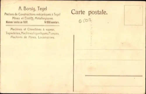 Ak Berlin Mitte, Hotel Adlon, Kühlsysteme Firma A. Borsig, Tegel