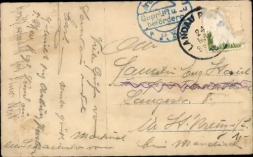 Ak Frau und Pferd, Porträt