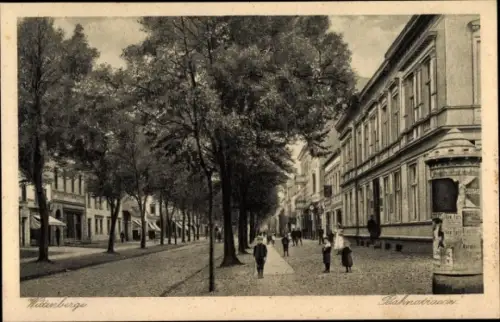 Ak Wittenberge an der Elbe Prignitz, Bahnstraße