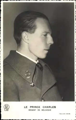 Ak Prinz Charles von Belgien, Regent de Belgique