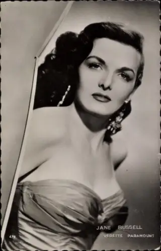 Ak Schauspielerin Jane Russell, Portrait, Paramount Pictures