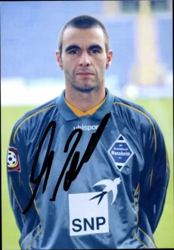 Autogrammkarte Fußballer Michael Zoll, SV Waldhof Mannheim 07, Autogramm