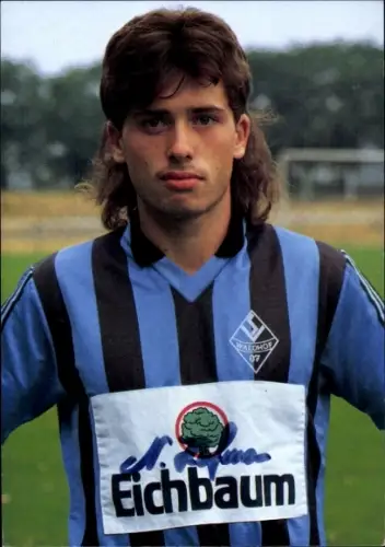 Autogrammkarte Fußballer Norbert Hofmann, SV Waldhof Mannheim 07, Autogramm