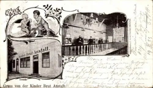 Ak München, Kinder-Brut-Anstalt