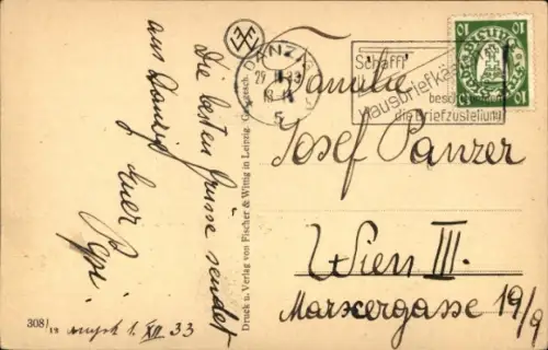 Ak Gdańsk Danzig, Marienkirche