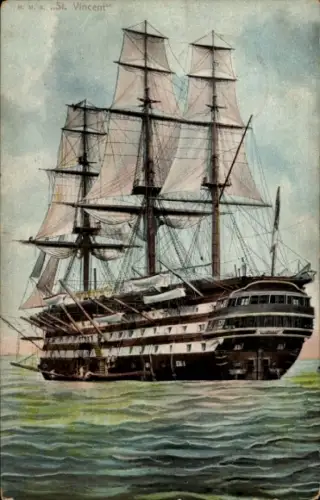 Ak Segelschiff, St. Vincent