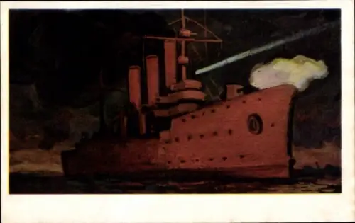 Ak Russisches Kriegsschiff Aurora