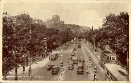 PC London City England, Thames Embankment