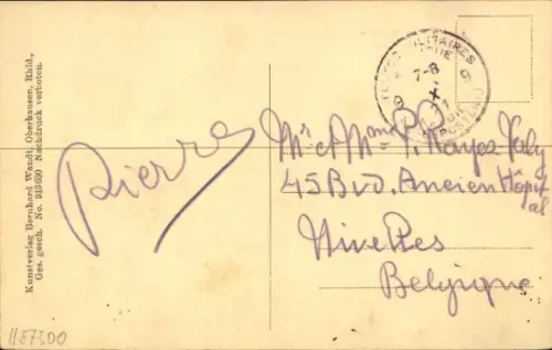 Ak Ruhrort Duisburg im Ruhrgebiet, Rheinbrücke, Homberg