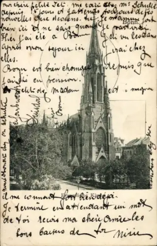 Ak Bonn am Rhein, evangelische Kirche