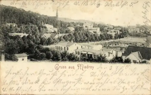 Ak Międzyzdroje Ostseebad Misdroy Pommern, Teilansicht