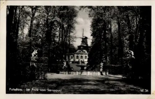 Ak Potsdam, Park von Sanssouci
