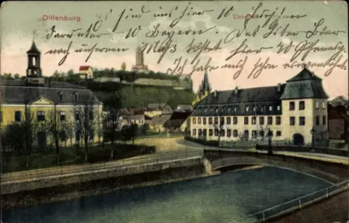 Ak Dillenburg in Hessen, Teilansicht