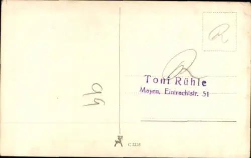 Ak Schauspielerin Laura Solari, Portrait, Ufa