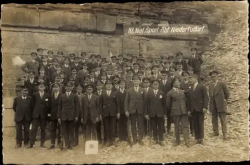 Foto Ak Niederntudorf Salzkotten Westfalen, Einweihung Schießstand, Klein-Kaliber Sport-Abt.