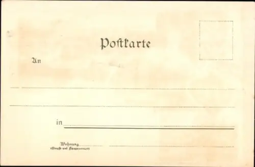 Litho Füssen im Allgäu, Gesamtansicht, Mangfall, Faulenbach, Ruine Falkenstein