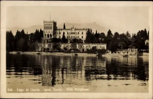 Ak Isola del Garda Isola di Garda Lombardia, Villa Borghese