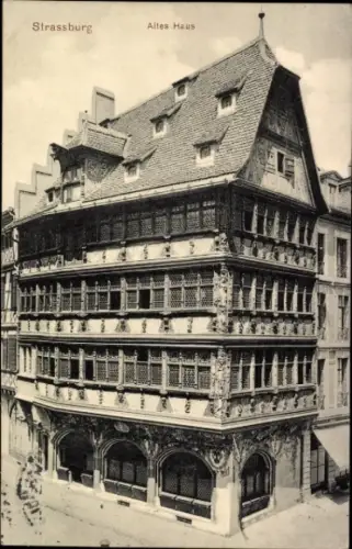 Ak Straßburg Straßburg Elsass Bas-Rhin, Maison Kammerzell
