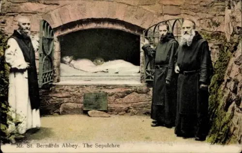 PC Coalville Leicestershire England, Mt. St. Bernards Abbey, The Sepulchre