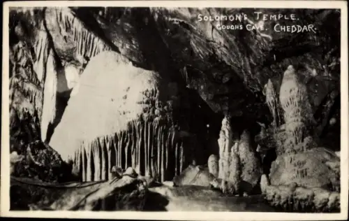 PC Cheddar Somerset England, Gough's Cave, Solomon's Temple