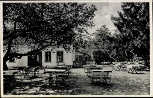 Ak Fichtenwalde Sodeiken bei Gumbinnen Gussew Ostpreußen, Waldschlösschen