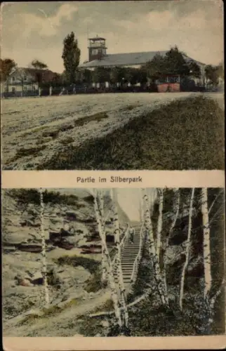 Ak Freital, Silberpark, Hotel-Restaurant Goldene Höhe