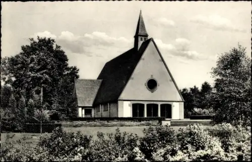 Ak Bünde in Westfalen, Neuer Friedhof, Kapelle