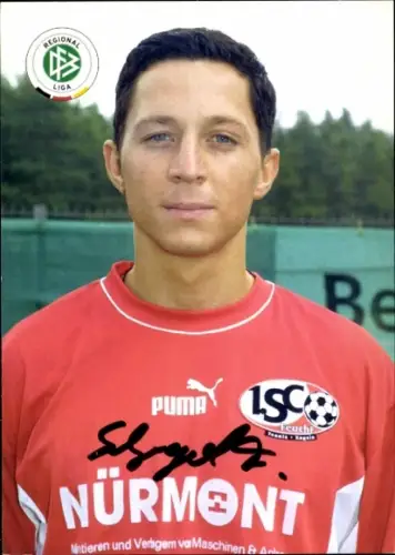 Autogrammkarte Fußballer Florian Schrepel, 1. SC Feucht, Autogramm