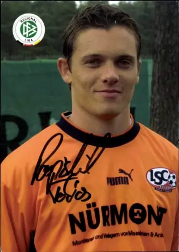 Autogrammkarte Fußballer Tobias Pospischil, 1. SC Feucht, Autogramm