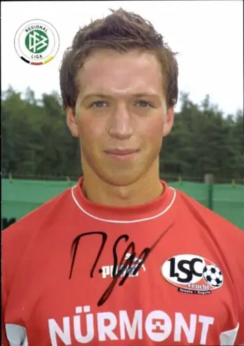 Autogrammkarte Fußballer Marcel Eger, 1. SC Feucht, Autogramm