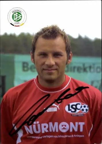 Autogrammkarte Fußballer Alexander Contala, 1. SC Feucht, Autogramm