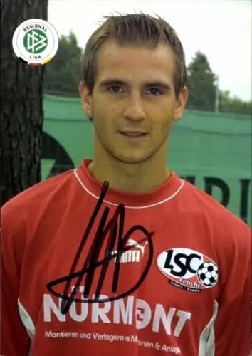 Autogrammkarte Fußballer Jürgen Kett, 1. SC Feucht, Autogramm