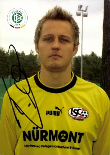 Autogrammkarte Fußballer Enrico Keller, 1. SC Feucht, Autogramm