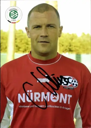 Autogrammkarte Fußballer Carsten Lakies, 1. SC Feucht, Autogramm
