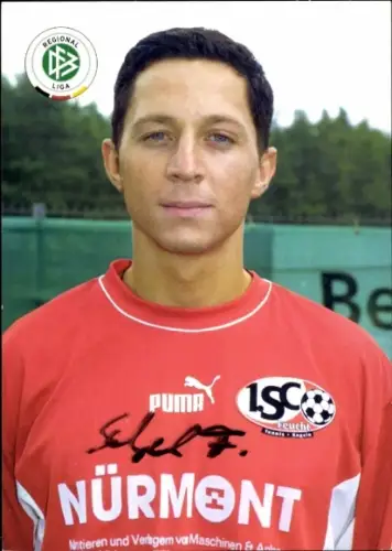 Autogrammkarte Fußballer Florian Schrepel, 1. SC Feucht, Autogramm