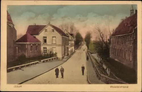Ak Issum am Niederrhein, Weselerstraße