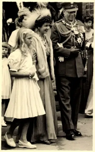 Foto Ak Friederike von Hannover, Paul von Griechenland