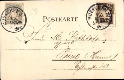 Ak König Ludwig II. von Bayern, Portrait, Uniform