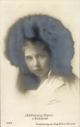 Ak Prinzessin Mignon von Rumänien