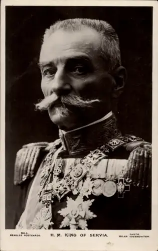 Ak König Peter I. von Jugoslawien