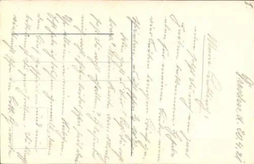 Ak Junge Frau mit Pferd, Portrait