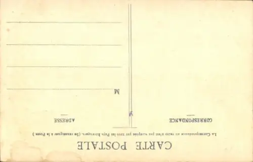 Künstler Ak Ralph, Mann liest einen Brief