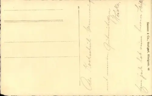 Ak Zwei Frauen mit Hut, Portrait