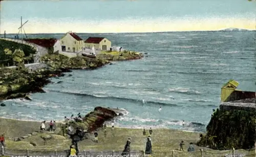 Ak Portrush County Antrim Nordirland, Strandansicht