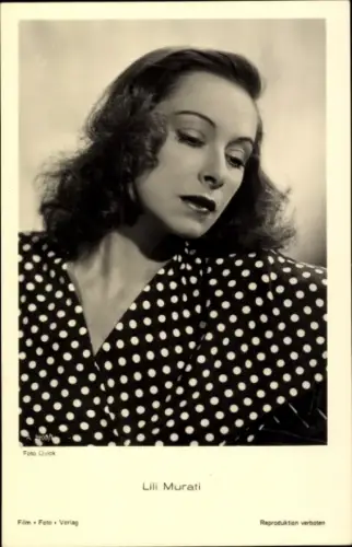 Ak Schauspielerin Lili Murati, Portrait, Foto Quick A 3900 1